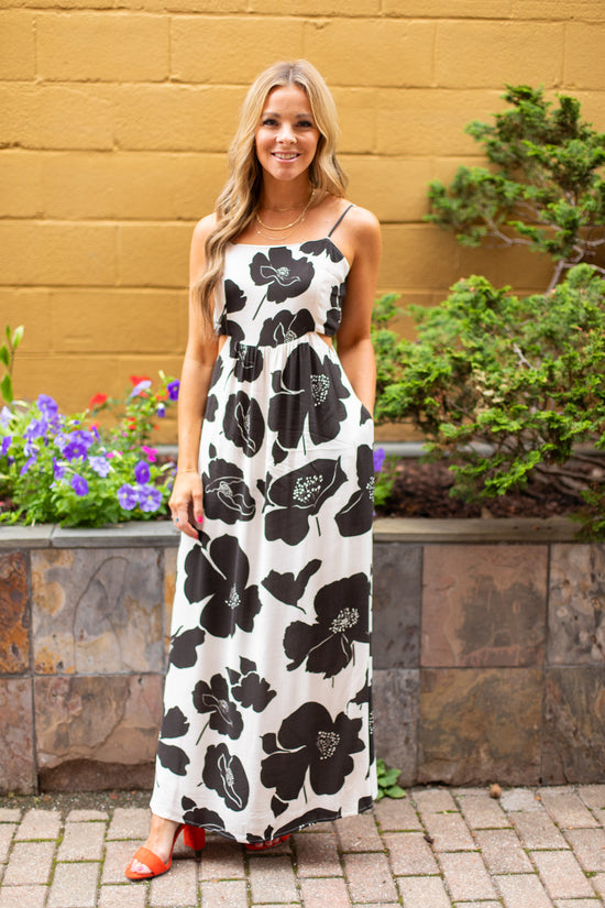 Tracy Floral Cut Out Dress
