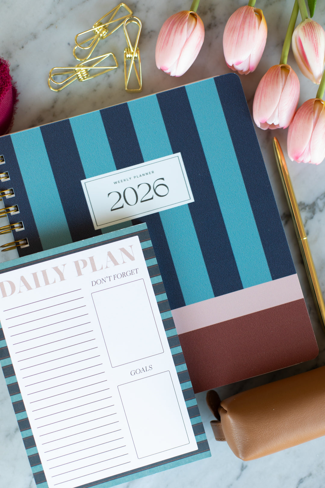 Bundle: 2026 Blue Horizon Planner + Notepad