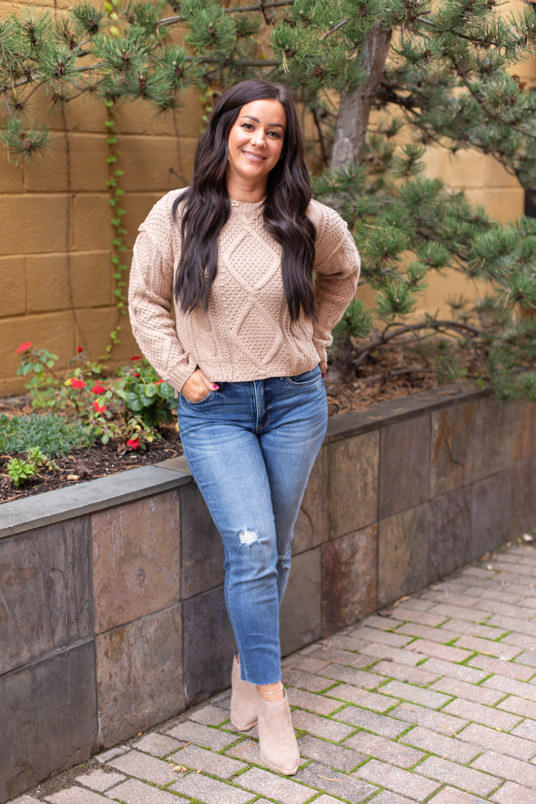 Kelly Cable Knit Sweater