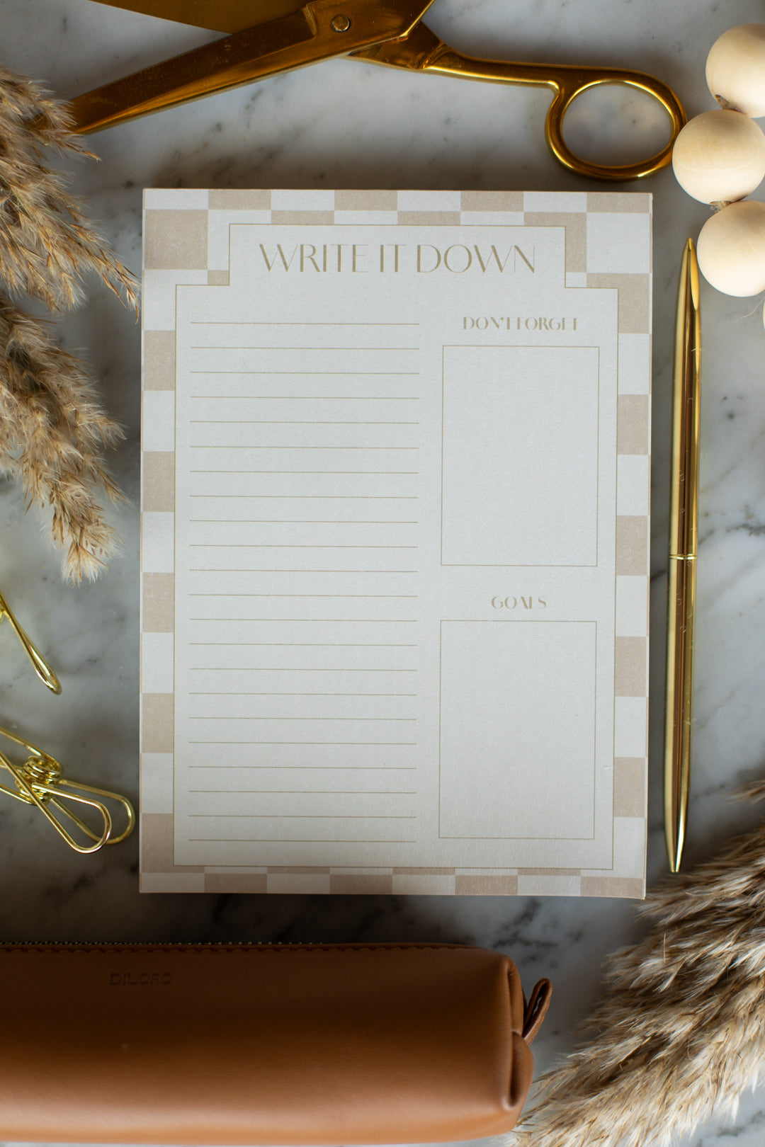 Life + Style Notepad: Tonal Check