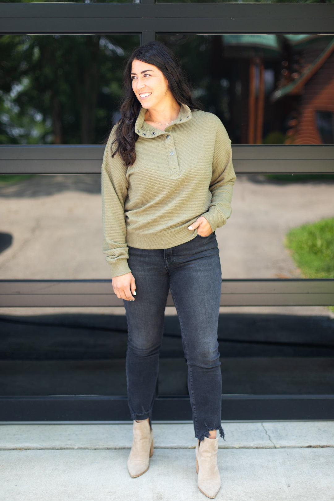 Merrick Ribbed Henley