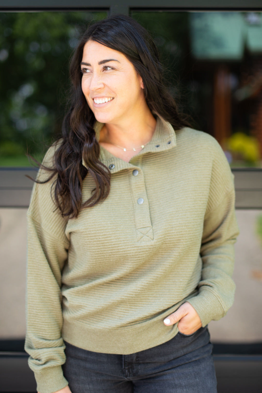 Merrick Ribbed Henley