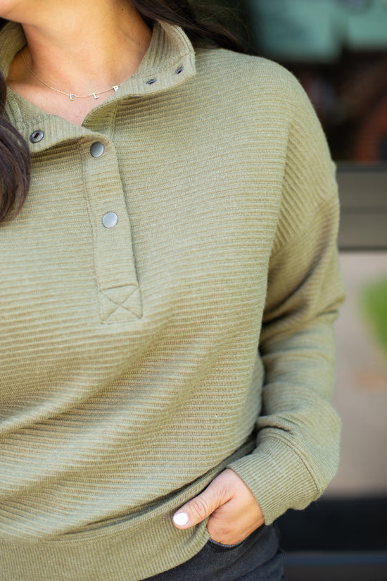 Load image into Gallery viewer, Merrick Ribbed Henley
