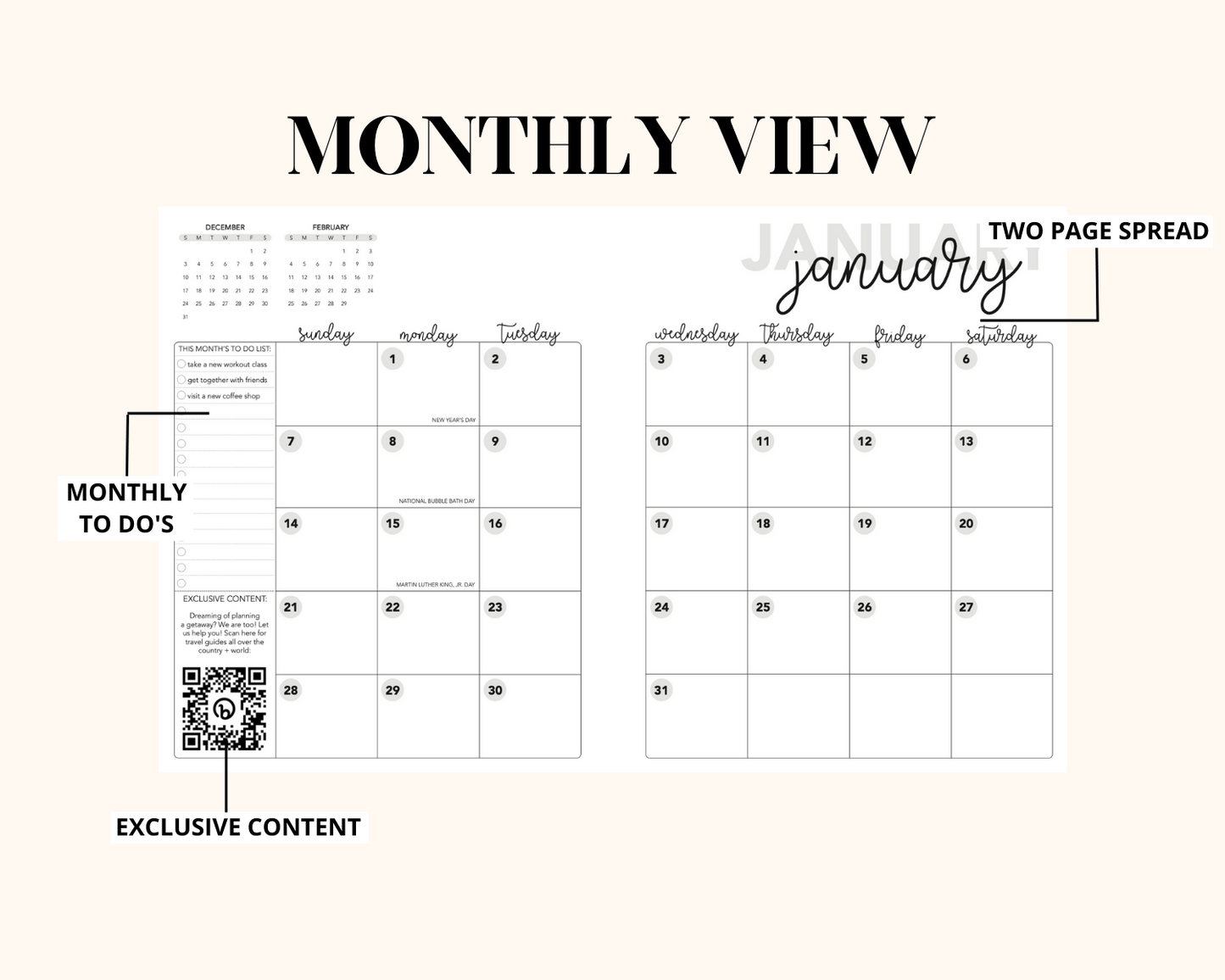 2024 Life + Style Weekly Planner: Olive Paradise