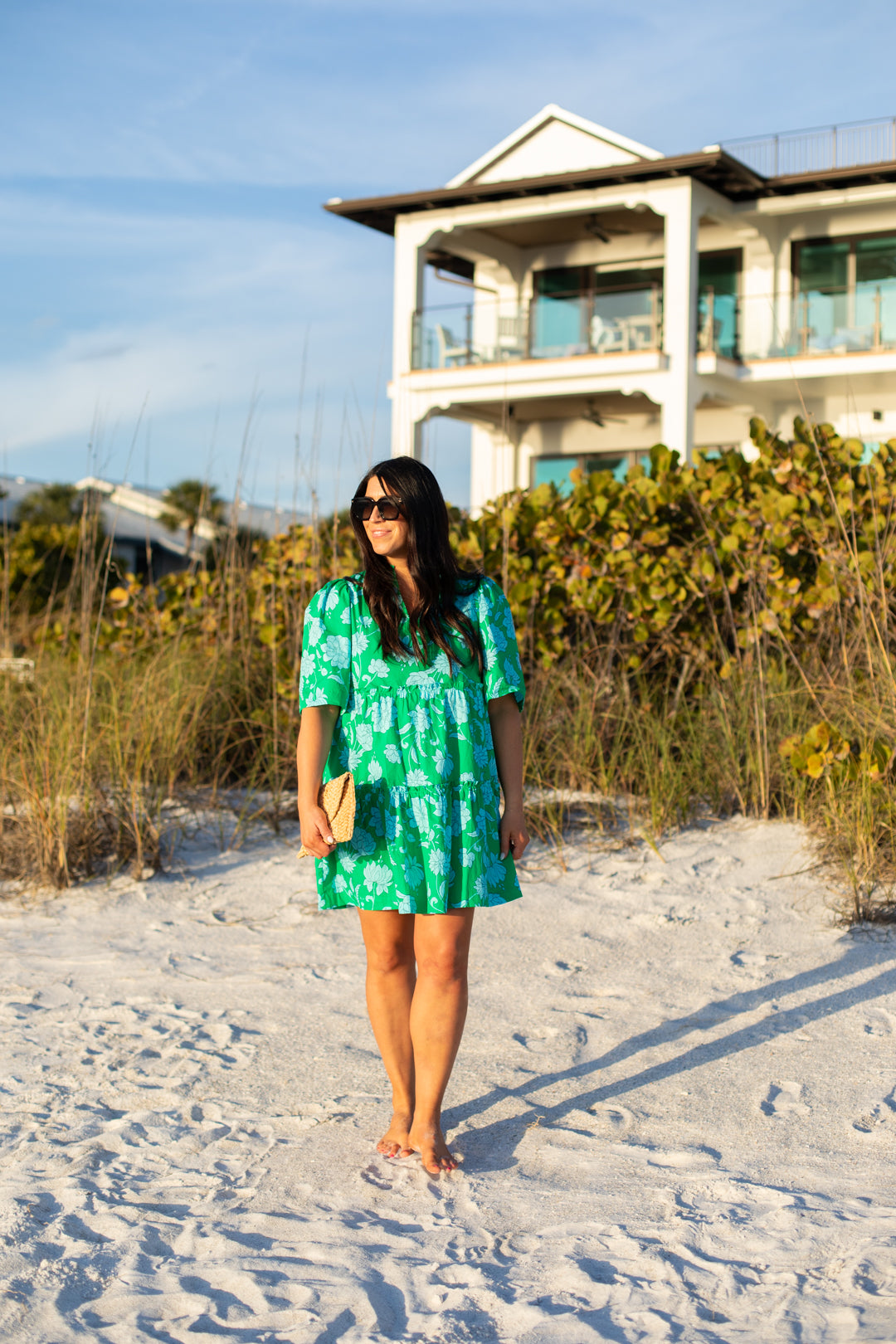 Sea Resort Colorblock Dress