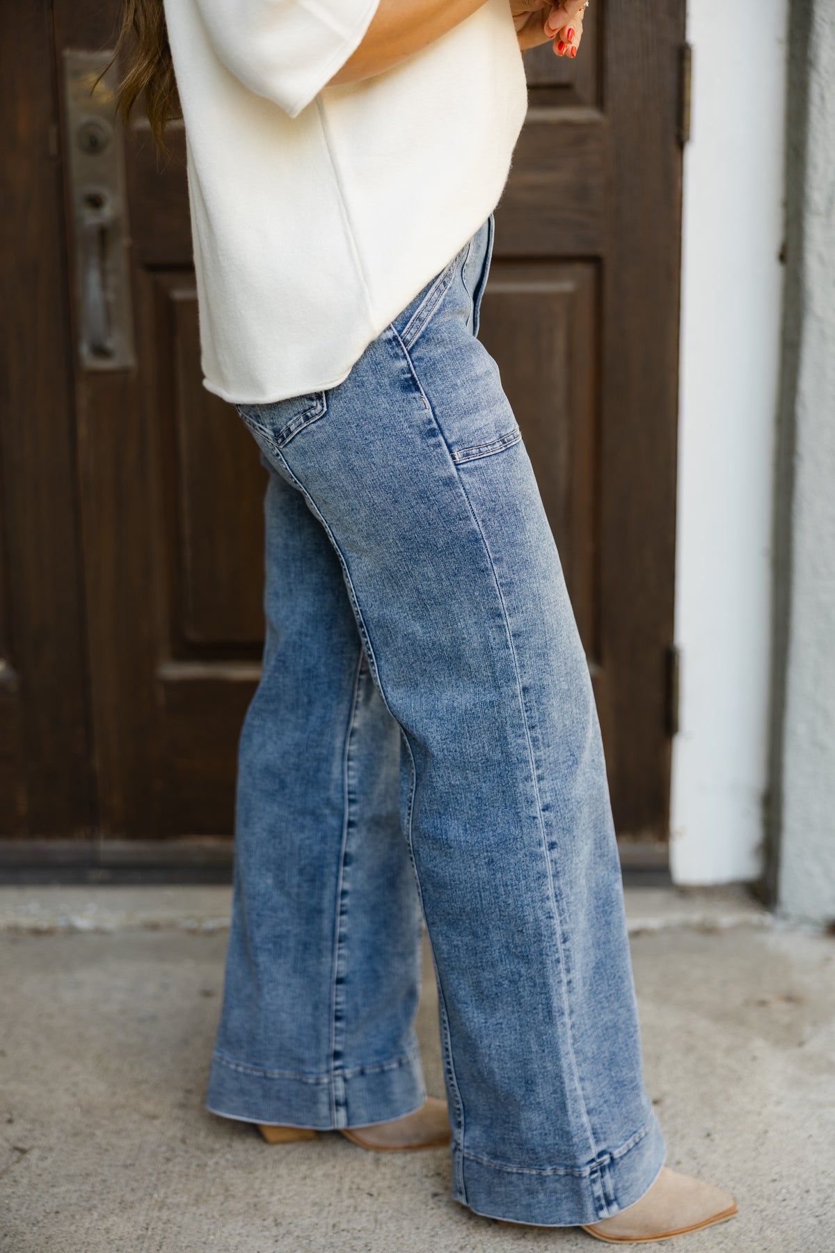 Mica High Rise Trouser Jean