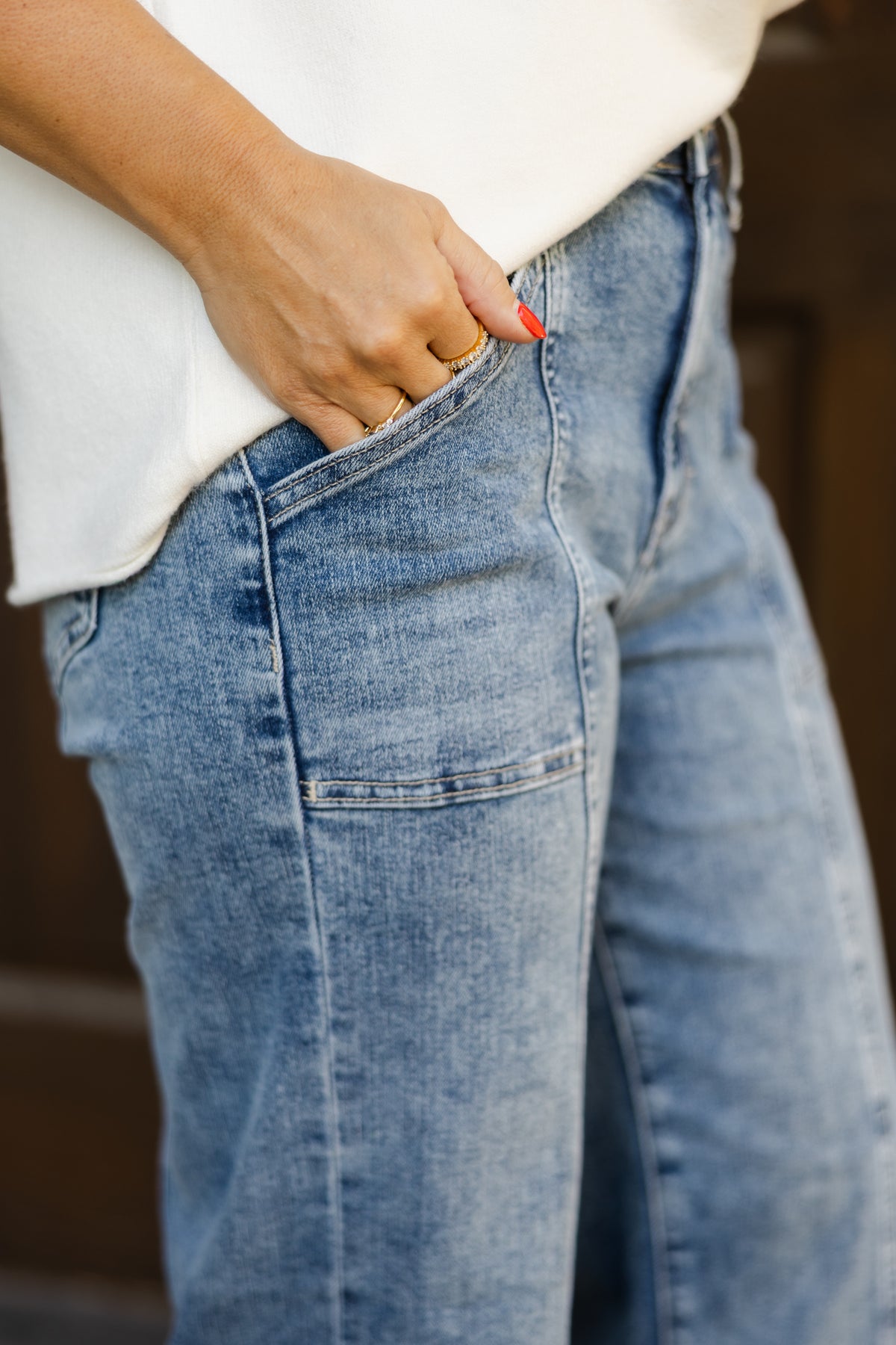 Mica High Rise Trouser Jean