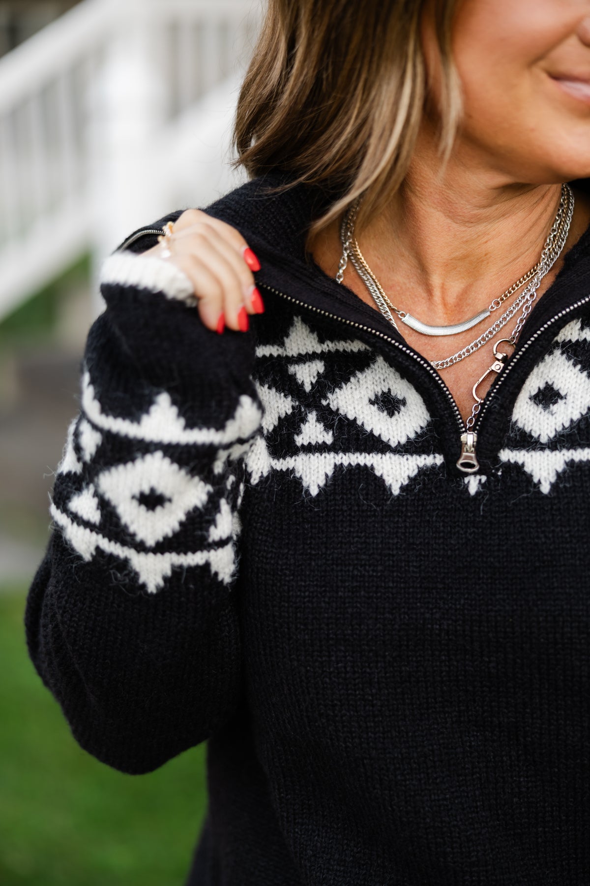 Cozy Cabin 1/4 Zip Pullover