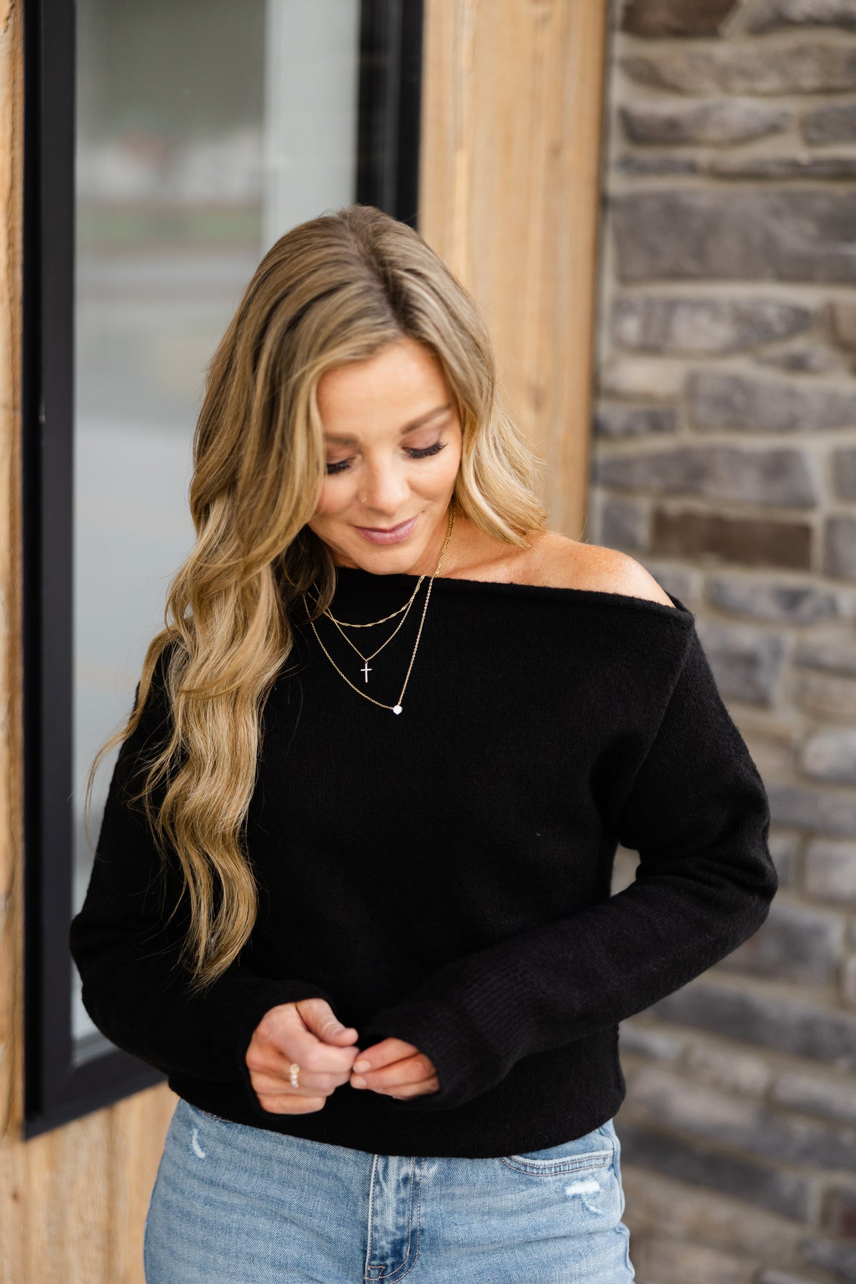 Nala Off the Shoulder Sweater
