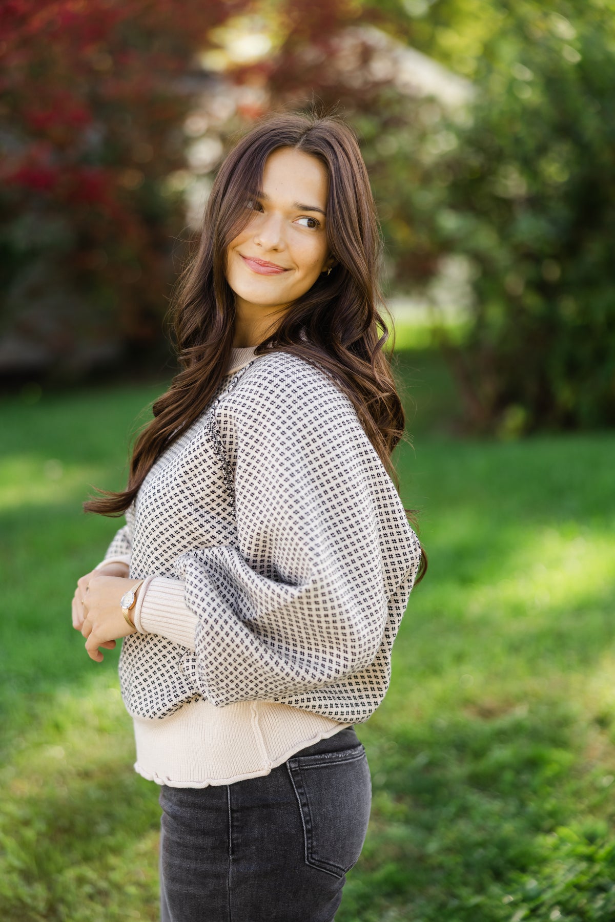 Larissa Jacquard Sweater