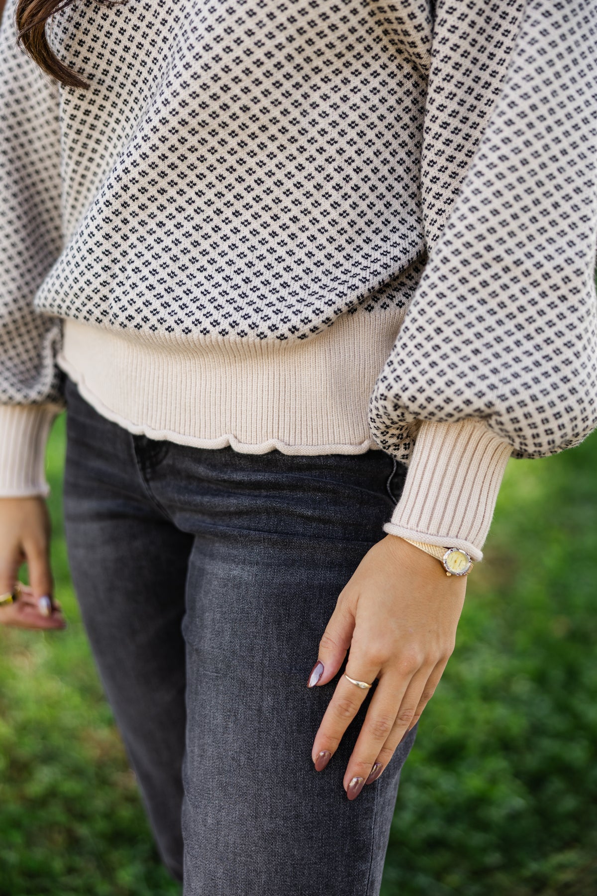 Larissa Jacquard Sweater