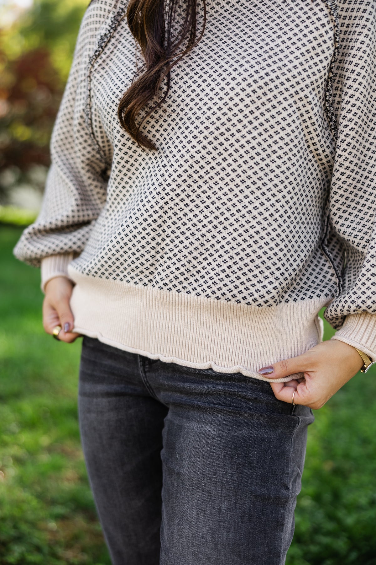 Larissa Jacquard Sweater