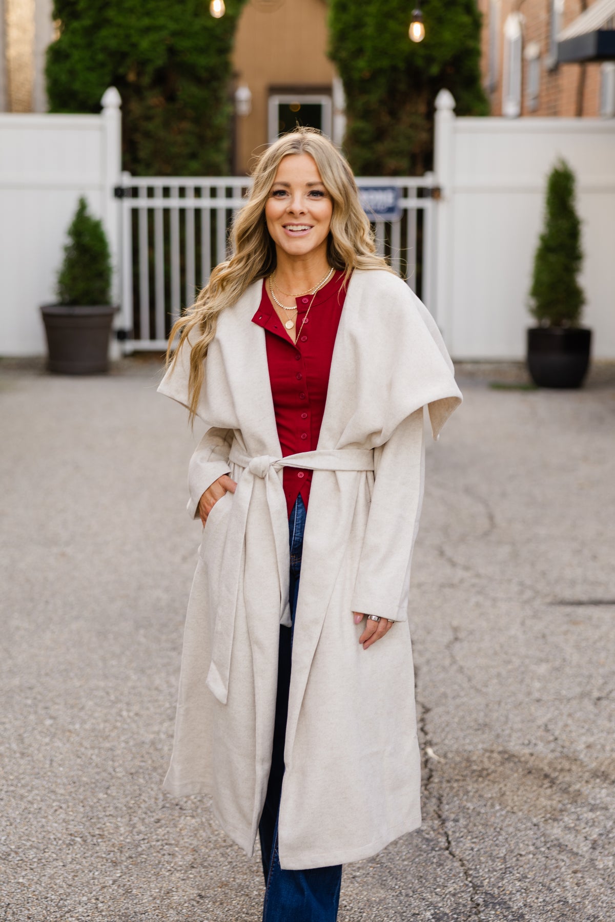 Pierre Shawl Long Coat