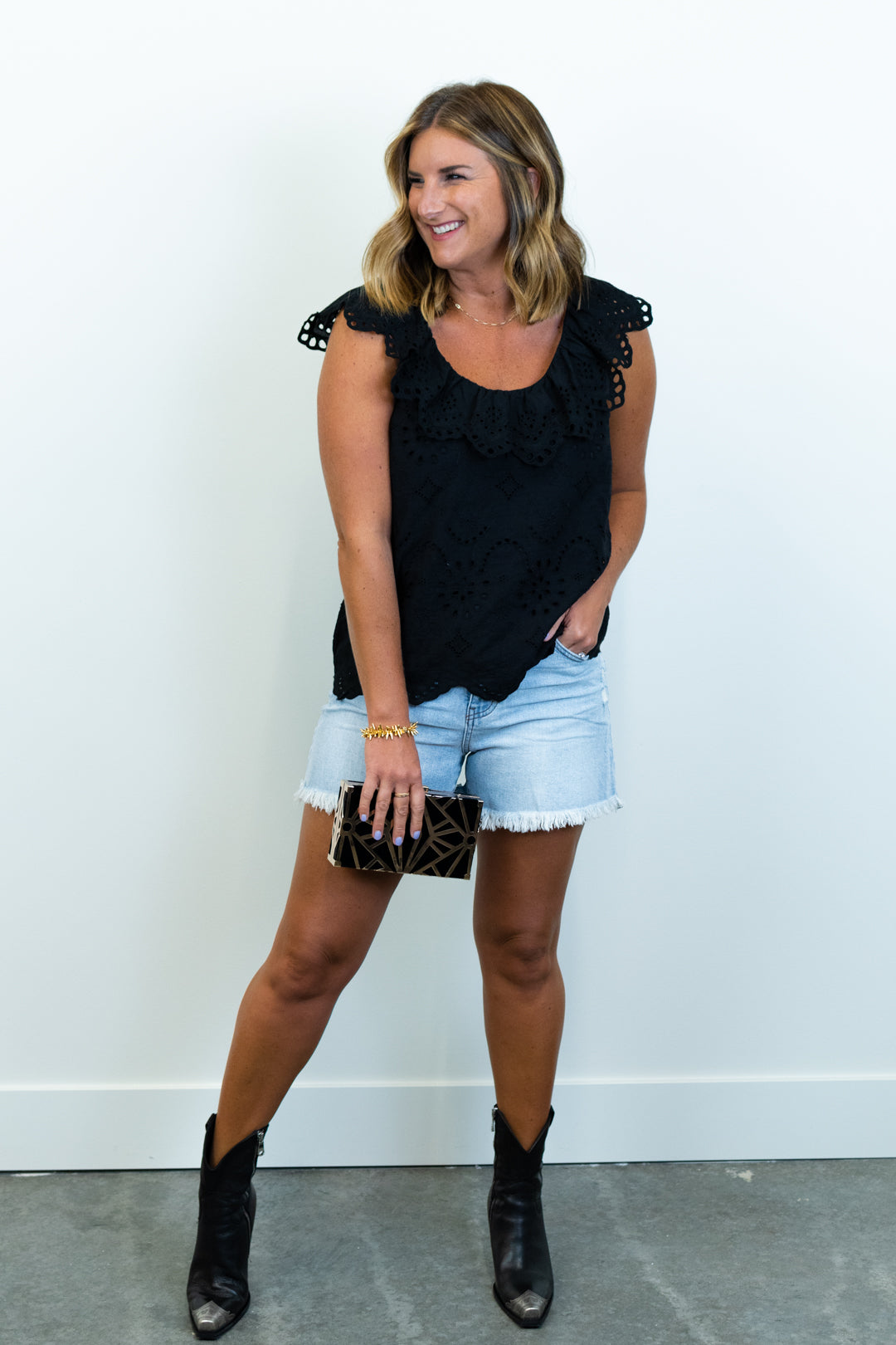 Kelsea Eyelet Top | FINAL SALE