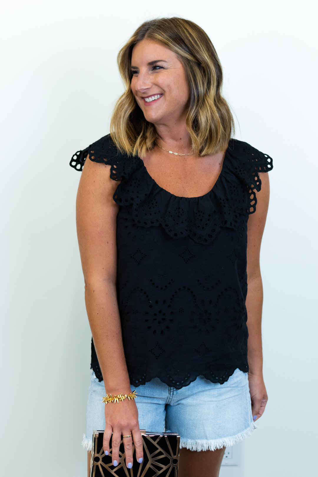 Kelsea Eyelet Top | FINAL SALE