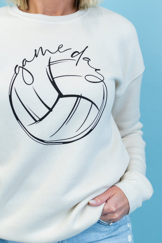 Volleyball Graphic Sweatshirt