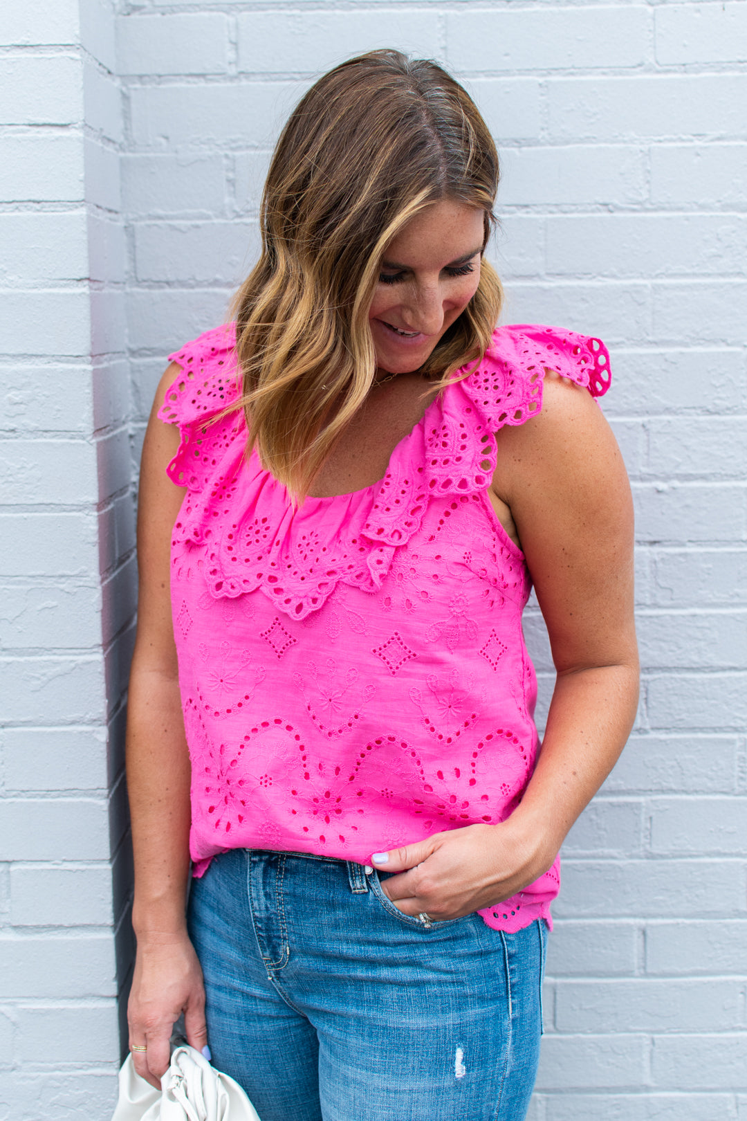 Kelsea Eyelet Top | FINAL SALE