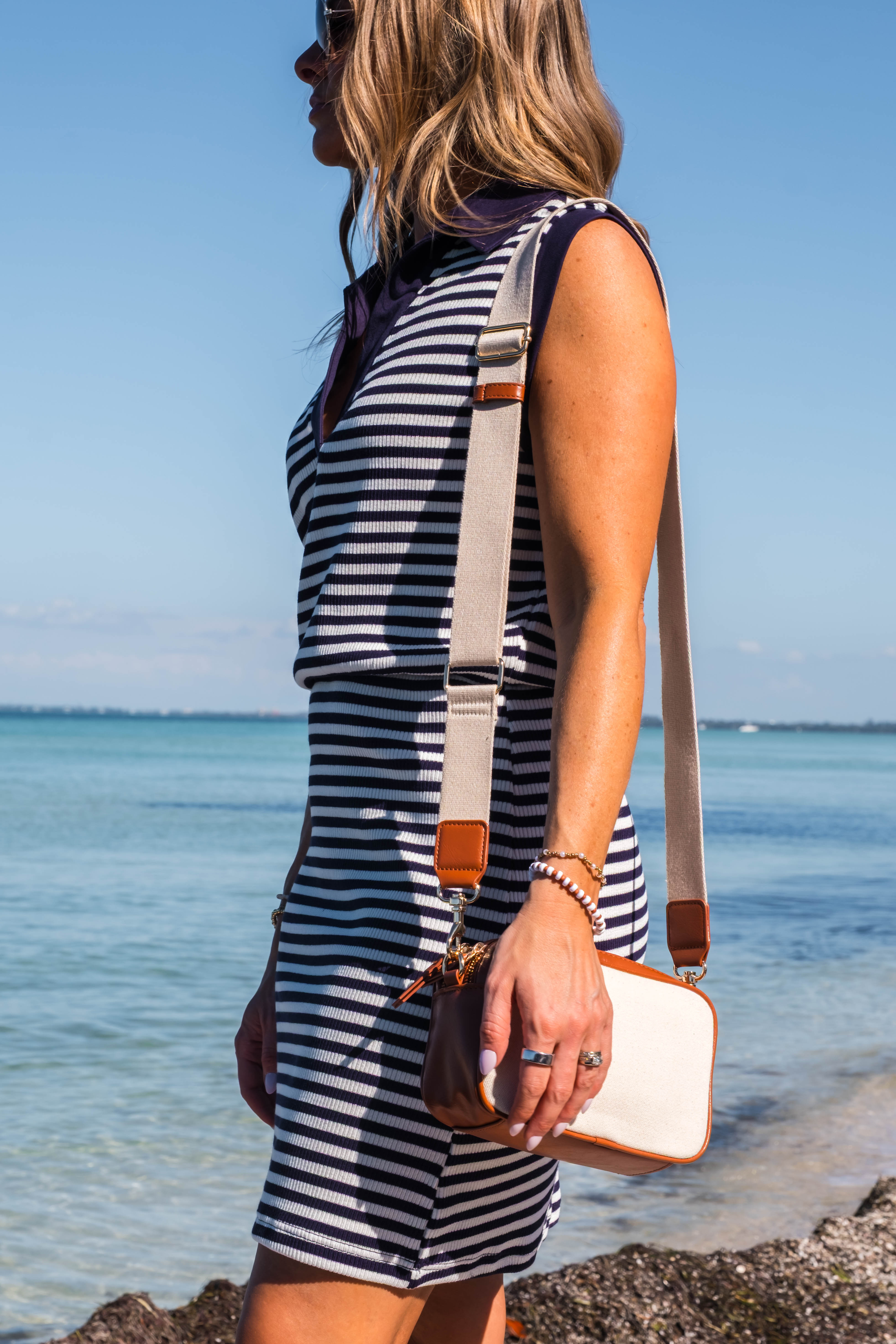Marley Striped Polo Mini