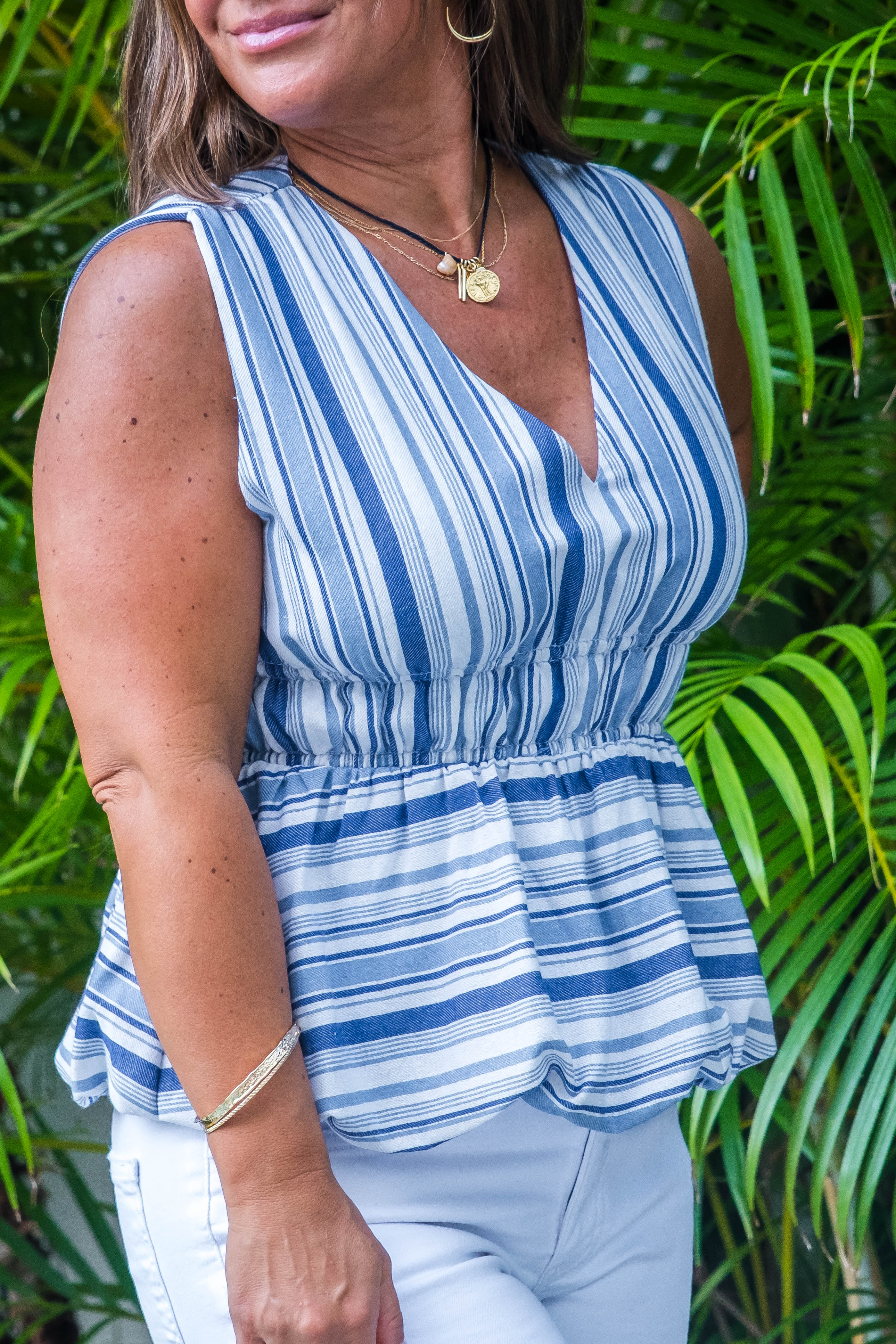 THML Hamptons Striped Tank