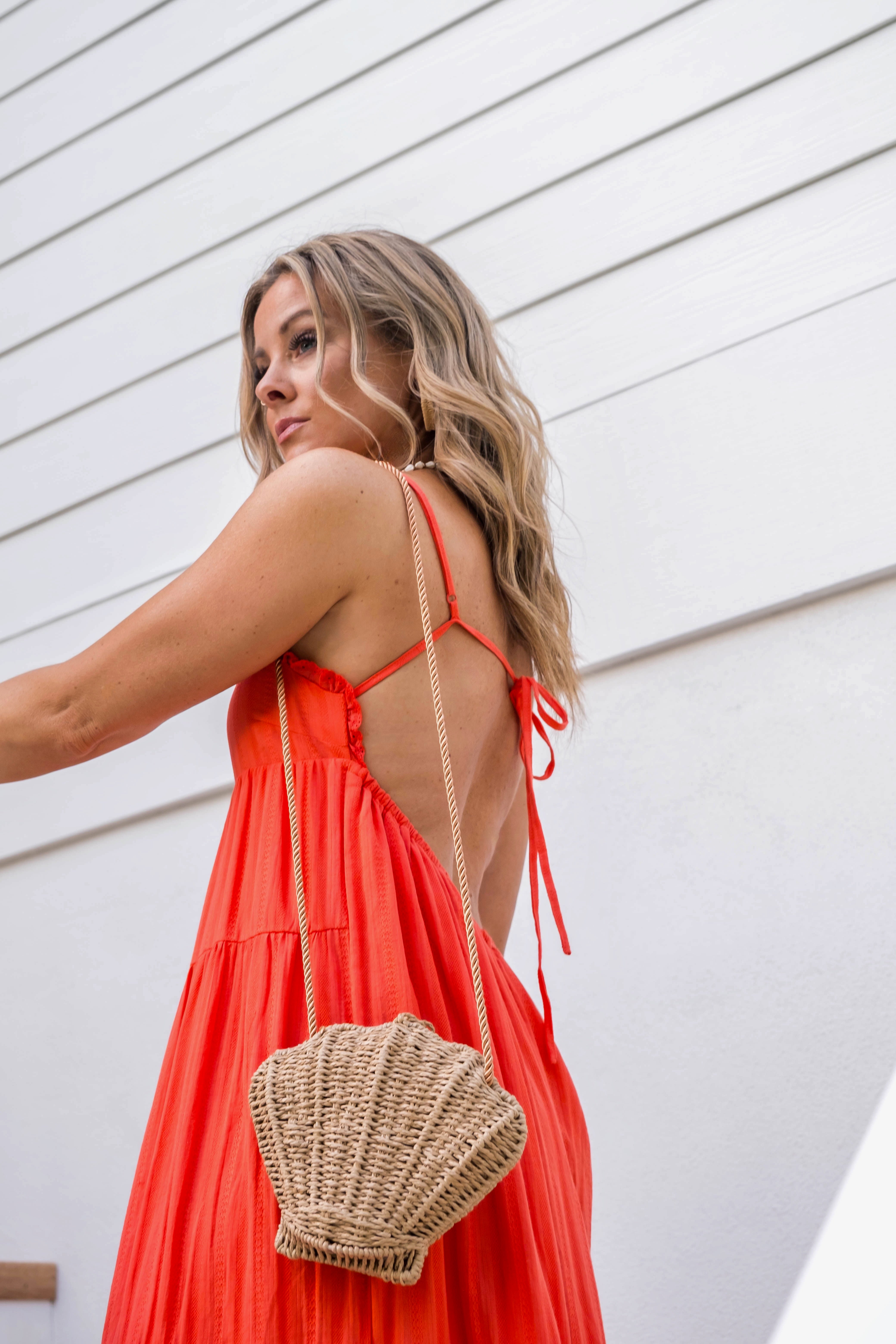 Poppy Open Back Maxi Dress