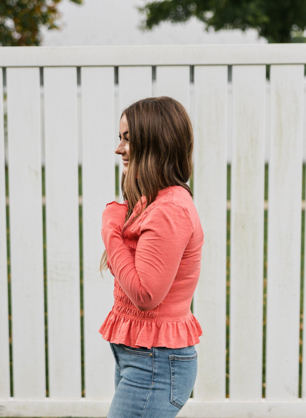 Synda Smocked Top