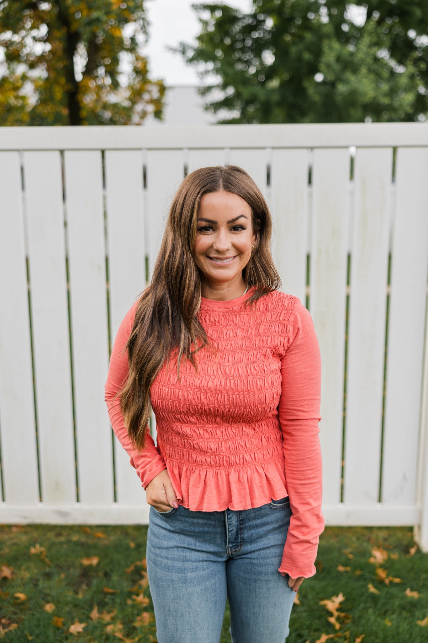 Synda Smocked Top