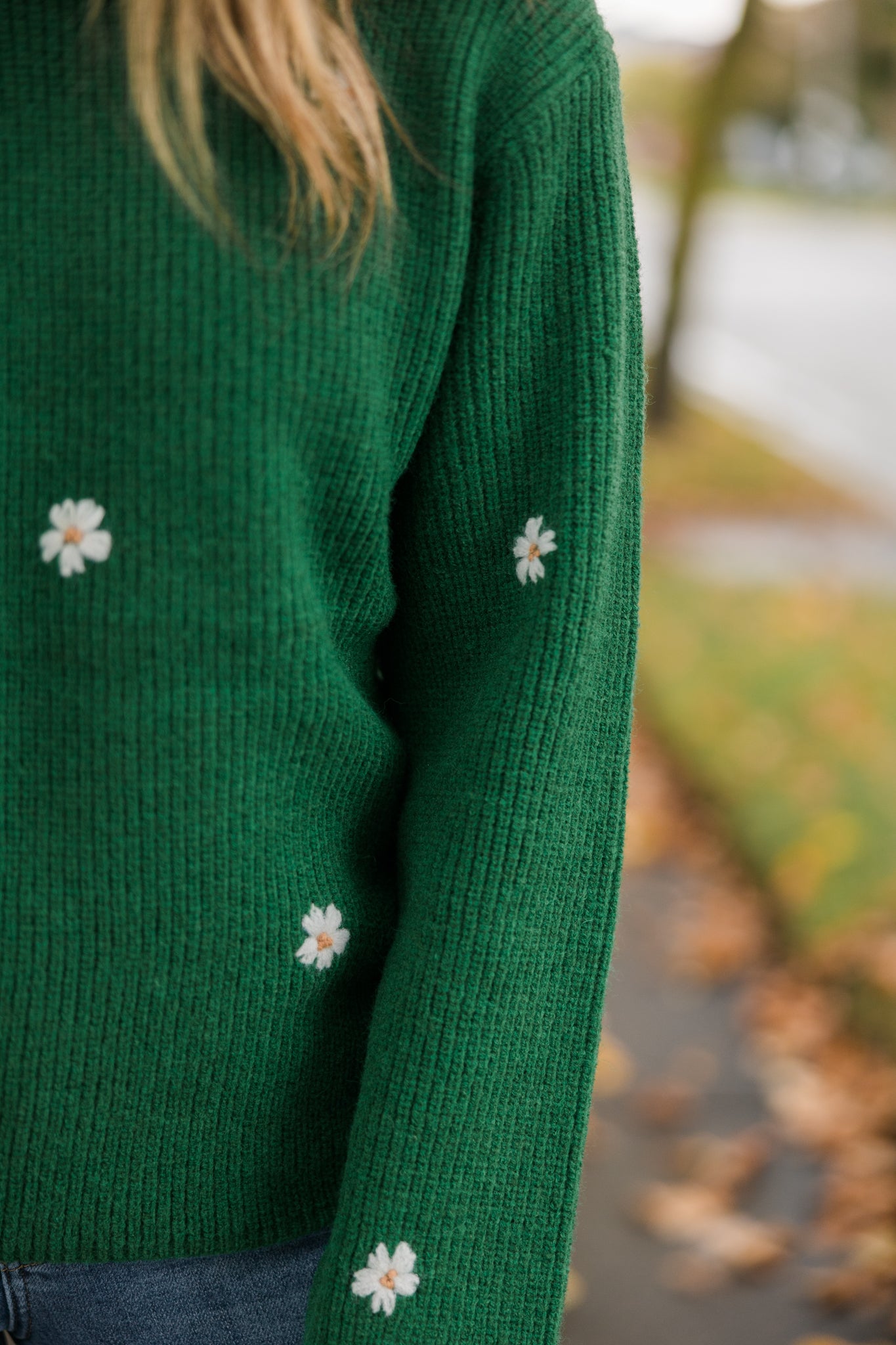 Mia Flower Sweater