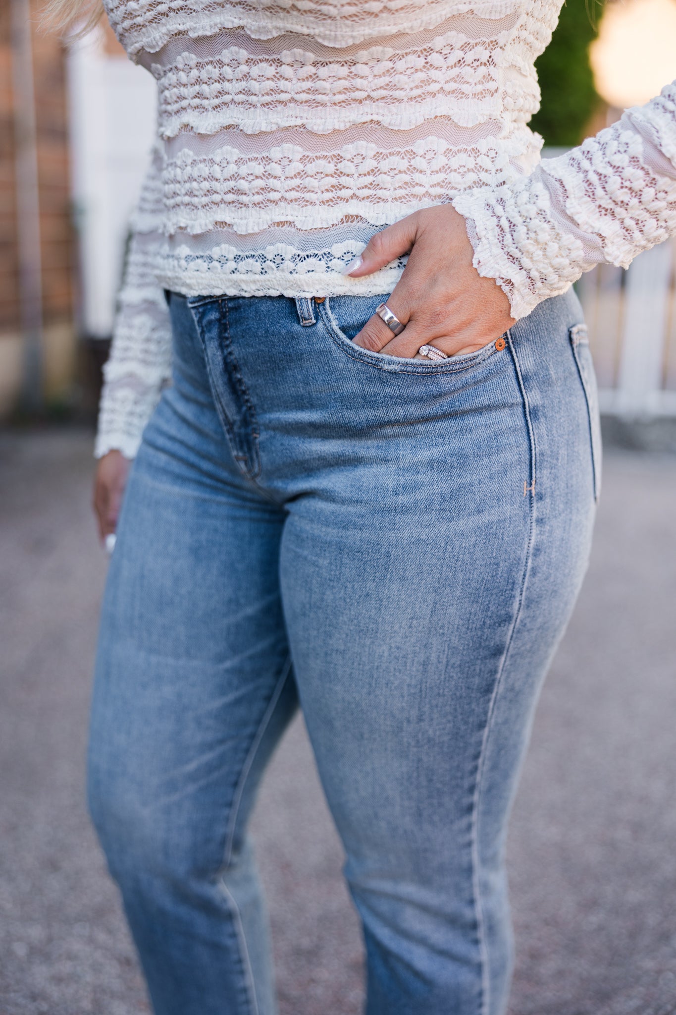 Hidden Jeans Mid Rise Skinny Jeans