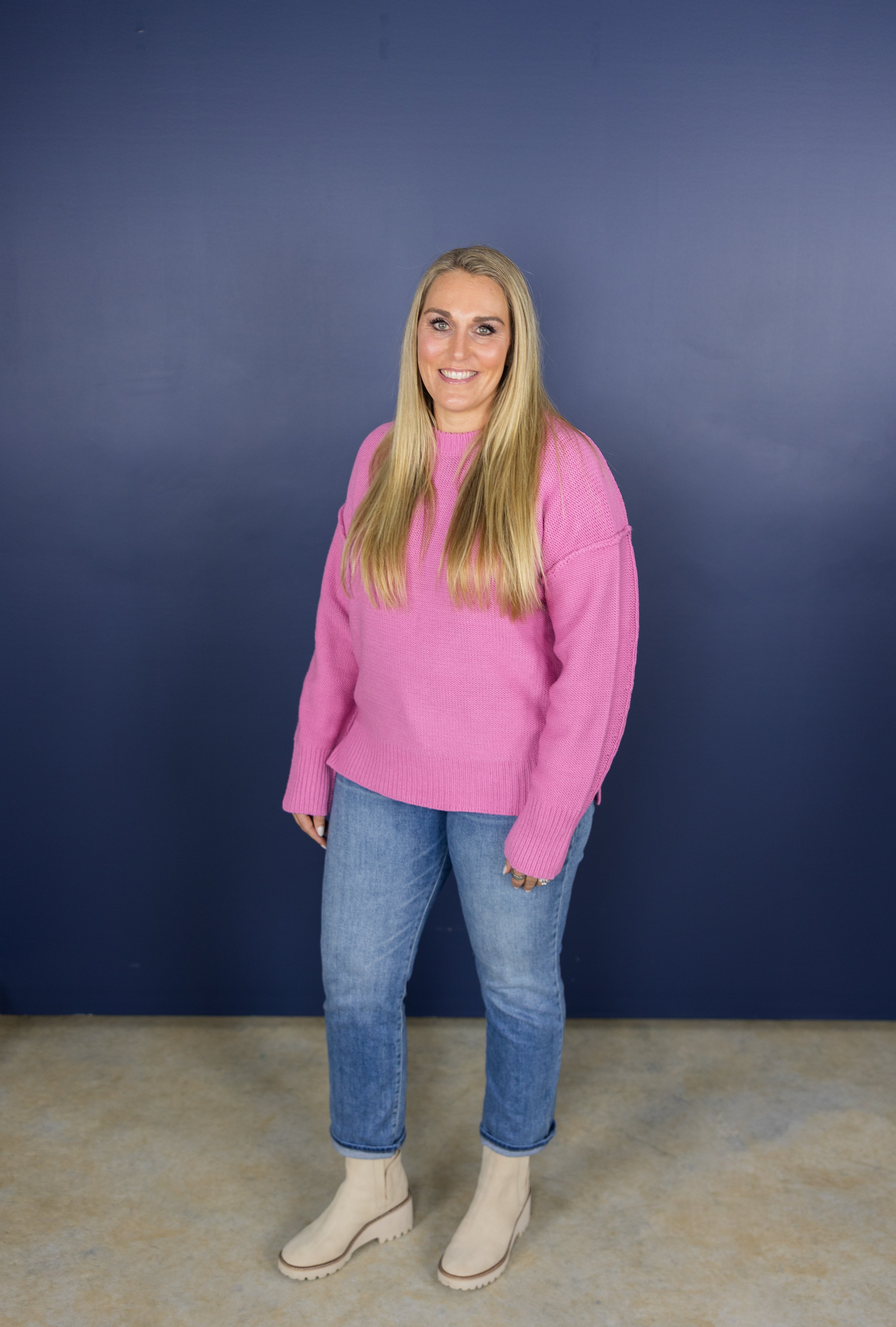 Pleasantly Pink Sweater