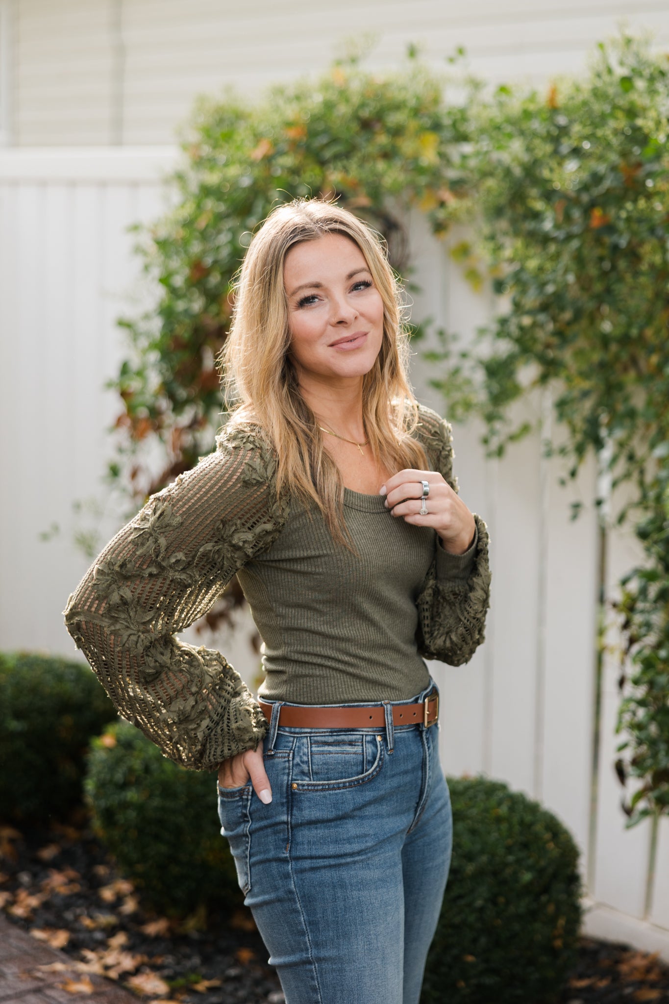 Meagan Lace Long Sleeve