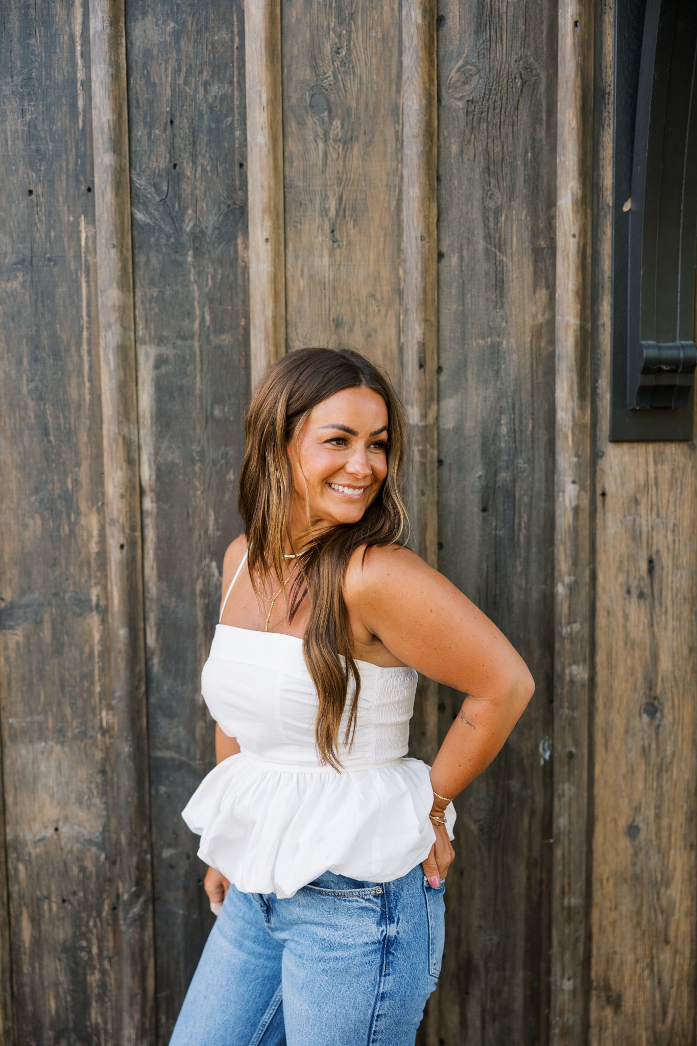 Bailey Bubble Hem Tank
