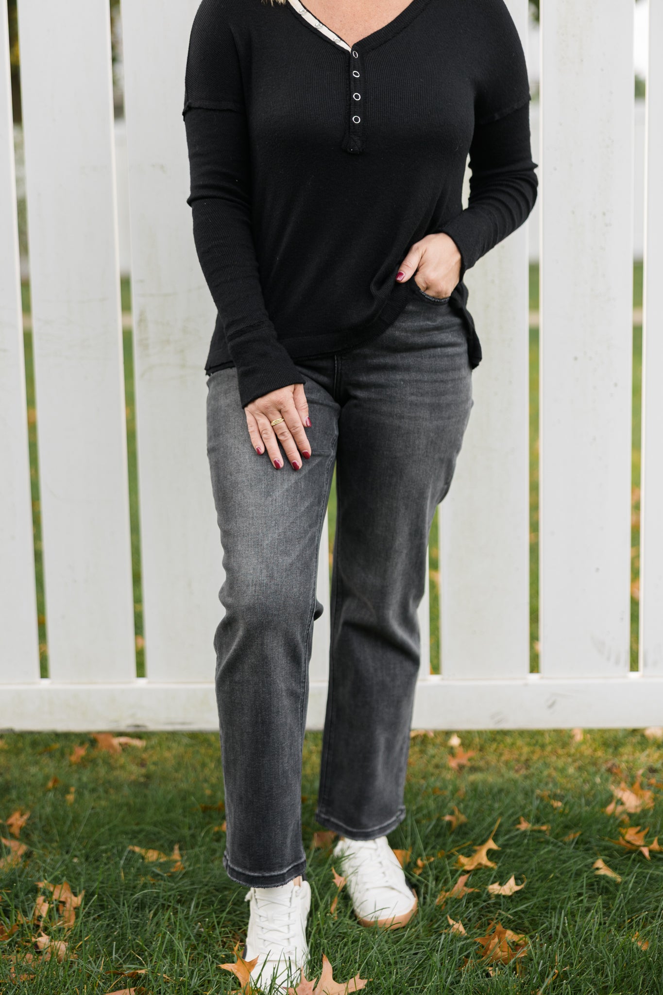 Flying Monkey Ankle Straight Jeans - Luminary