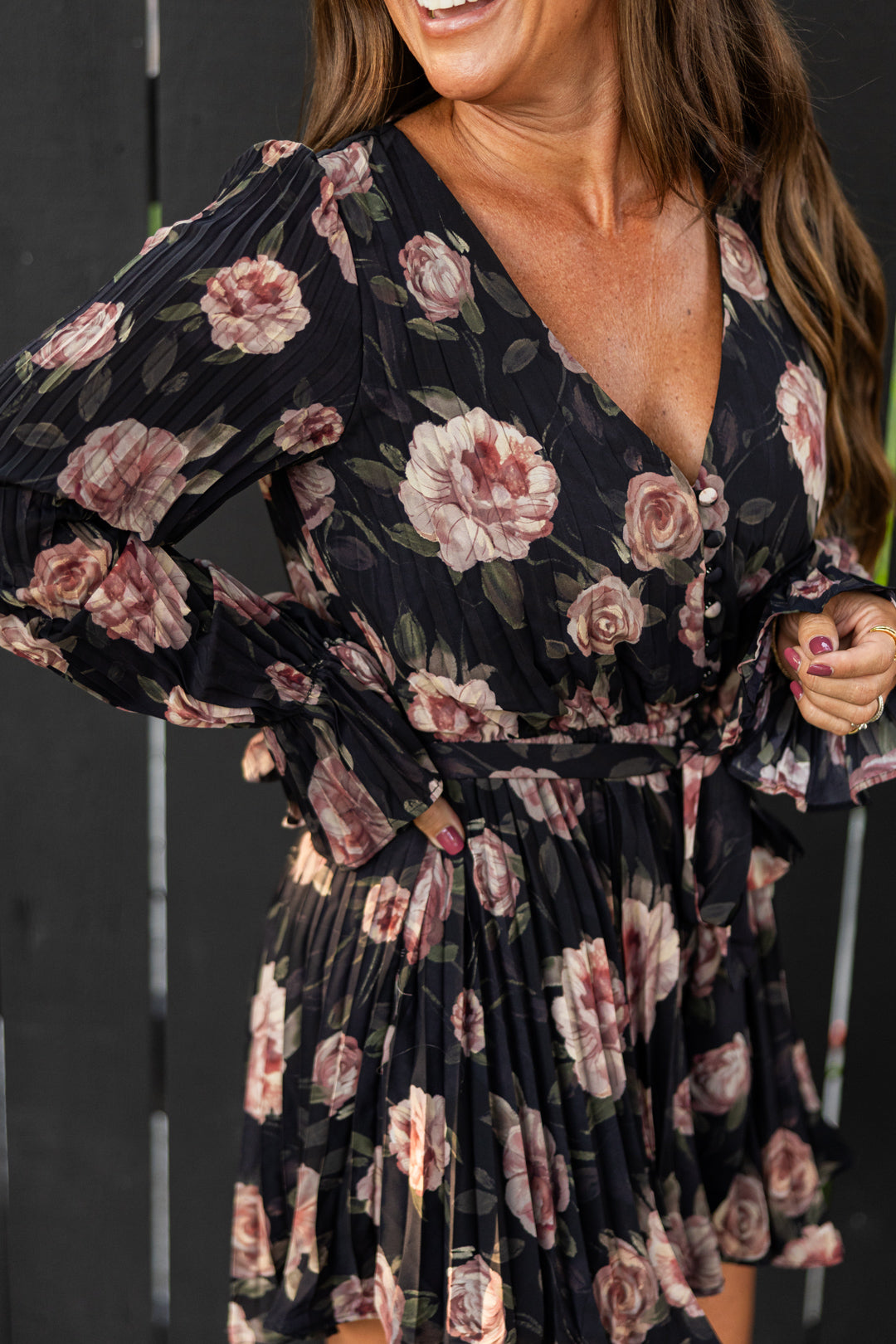 Take Me Out Floral Romper