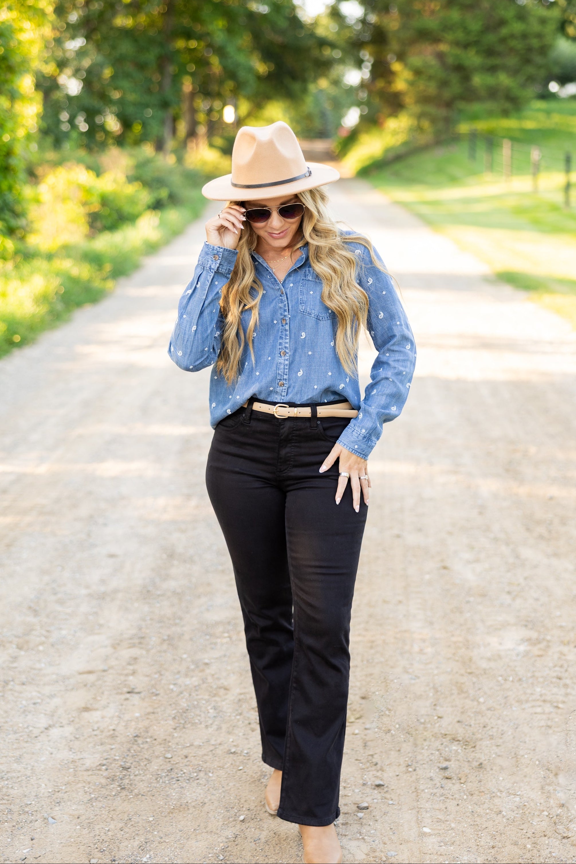 Bae Denim Button Up Shirt