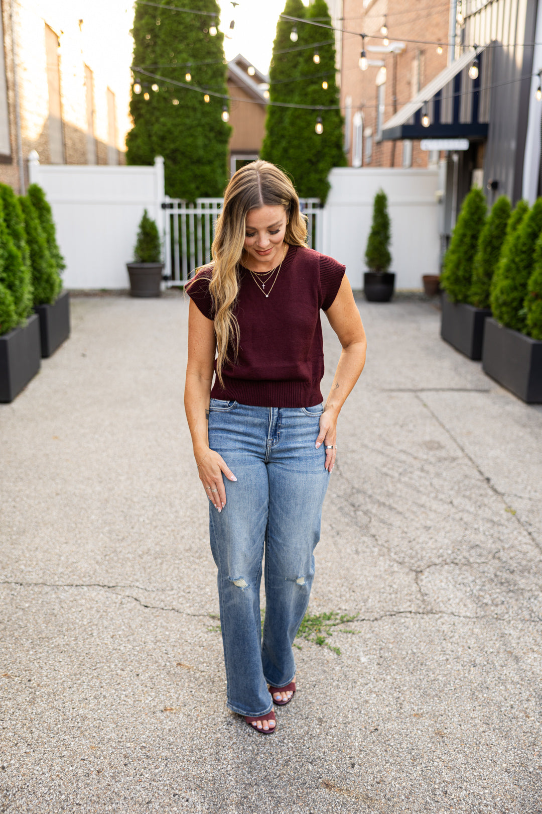Amelia Cap Sleeve Top