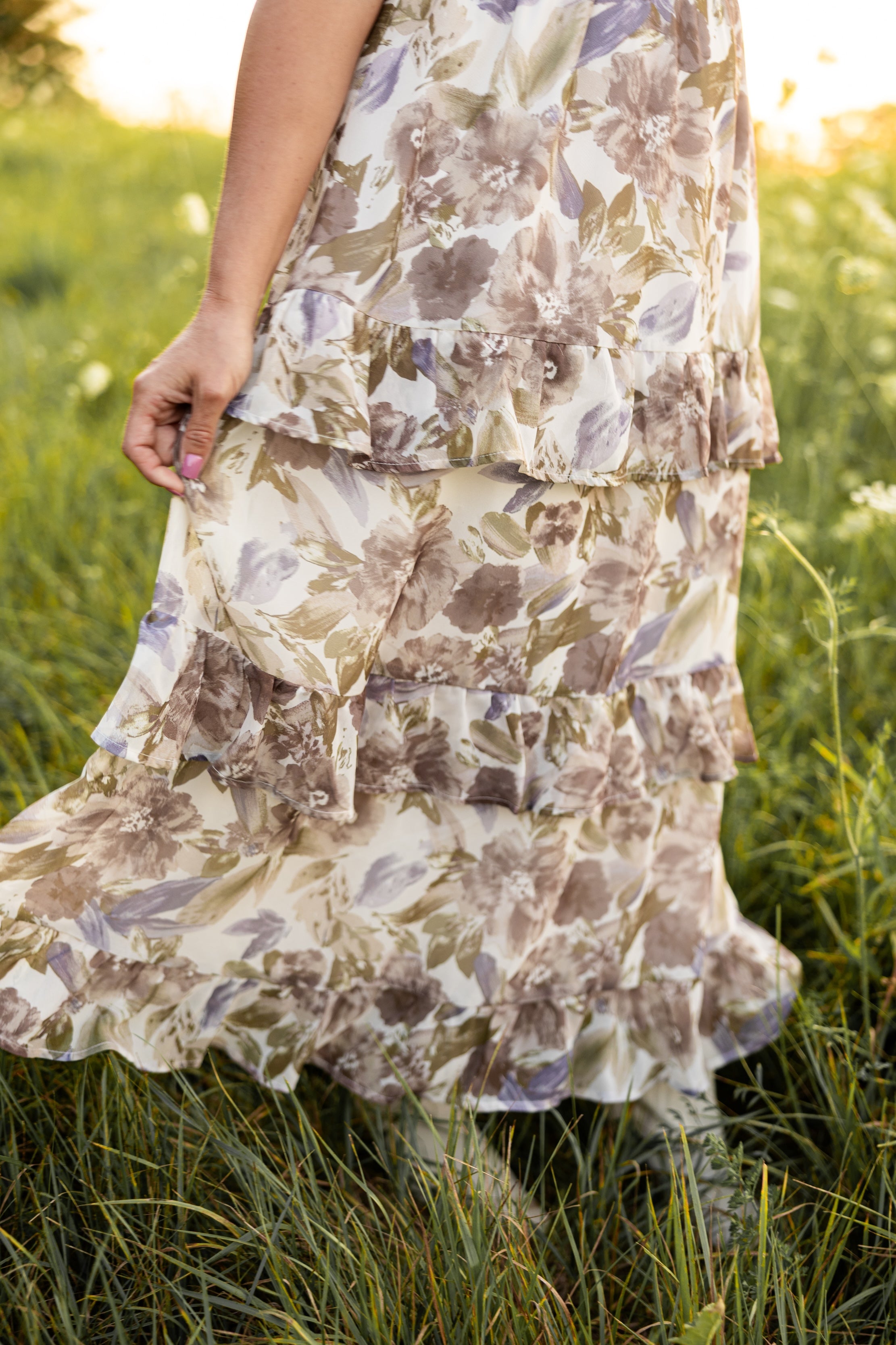 Golden Hour Cascading Dress