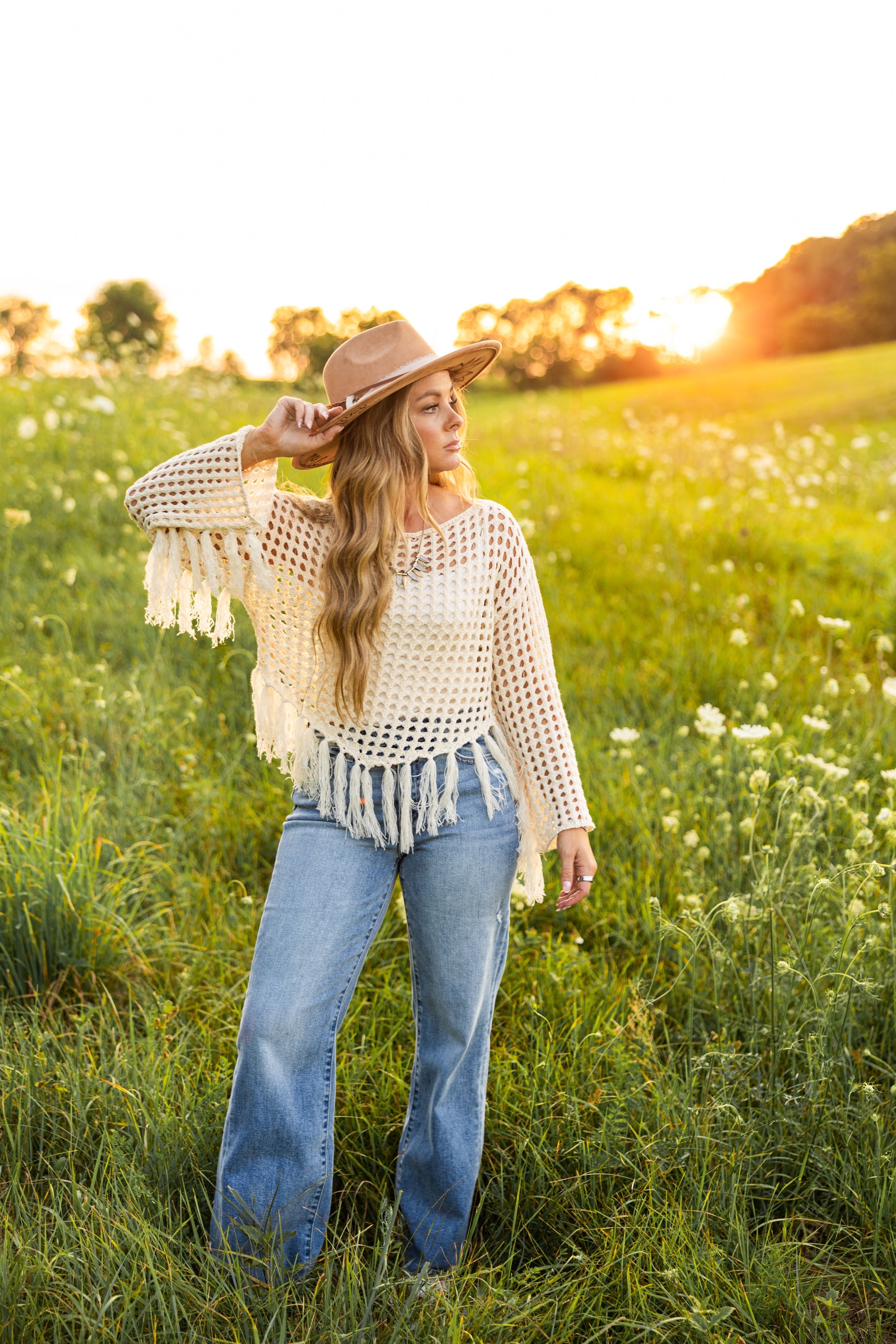 Prairie Crochet Sweater