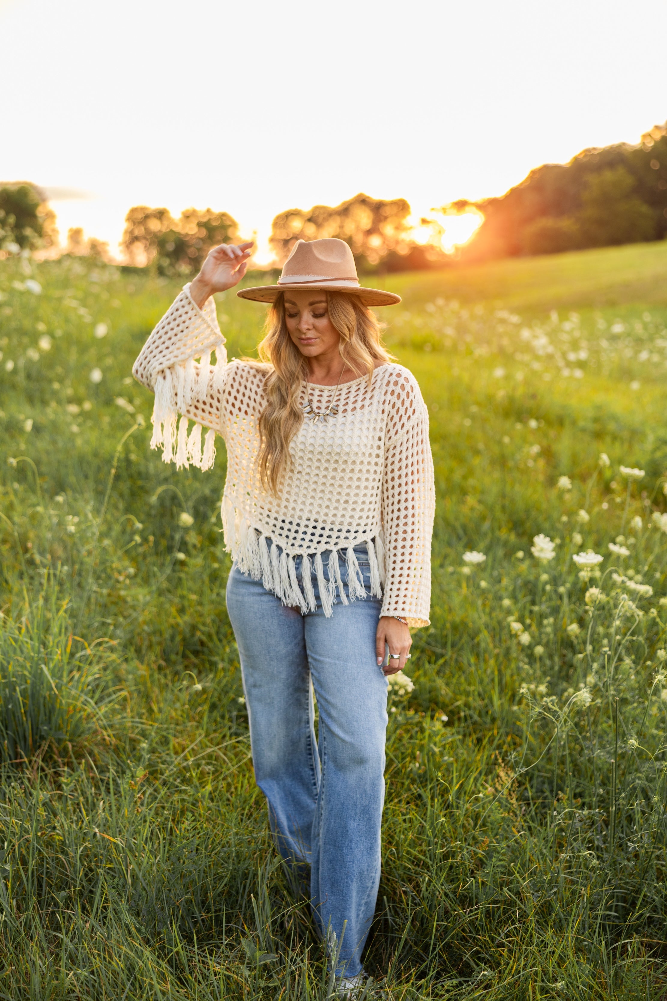 Prairie Crochet Sweater