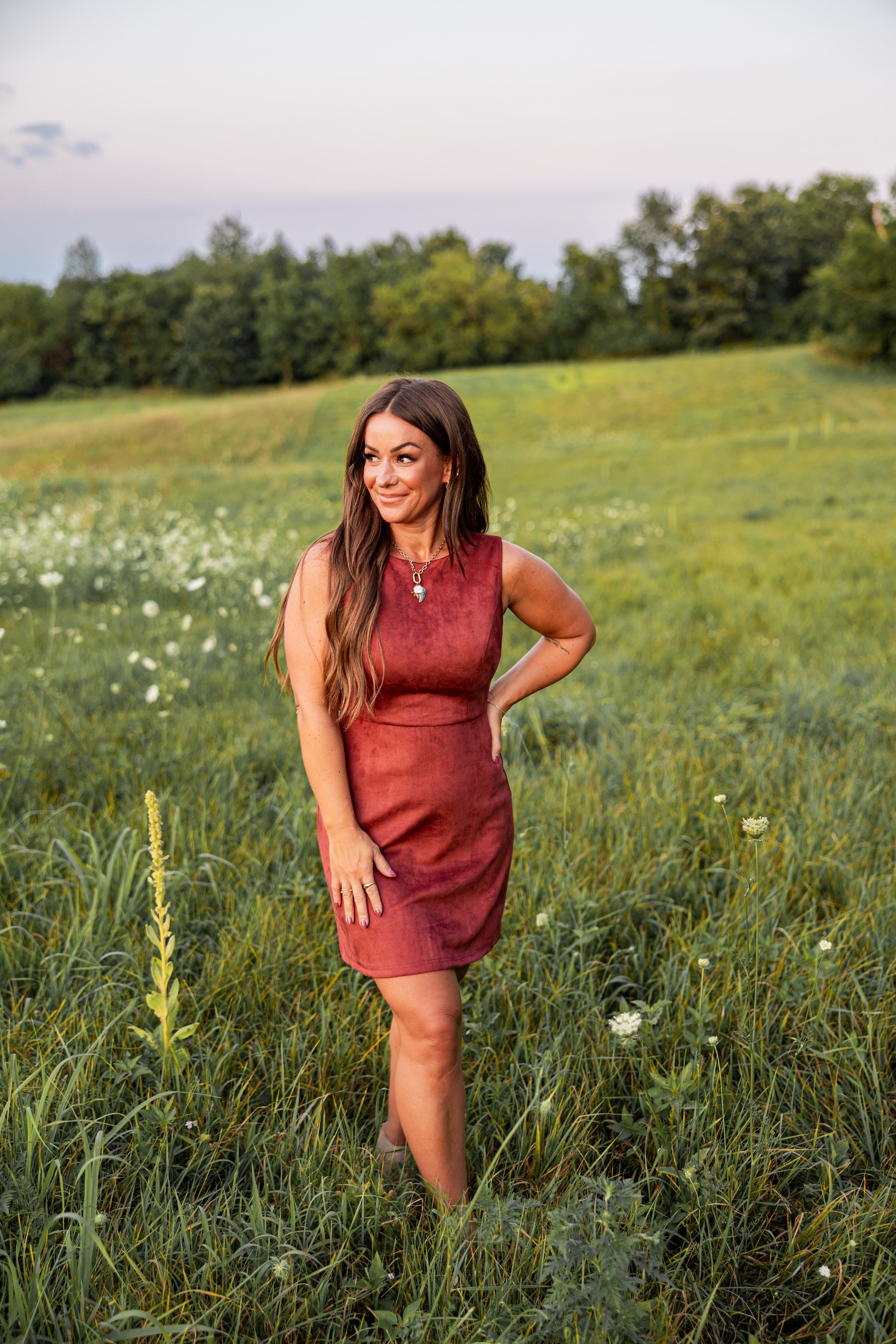 Sonoran Suede Mini Dress