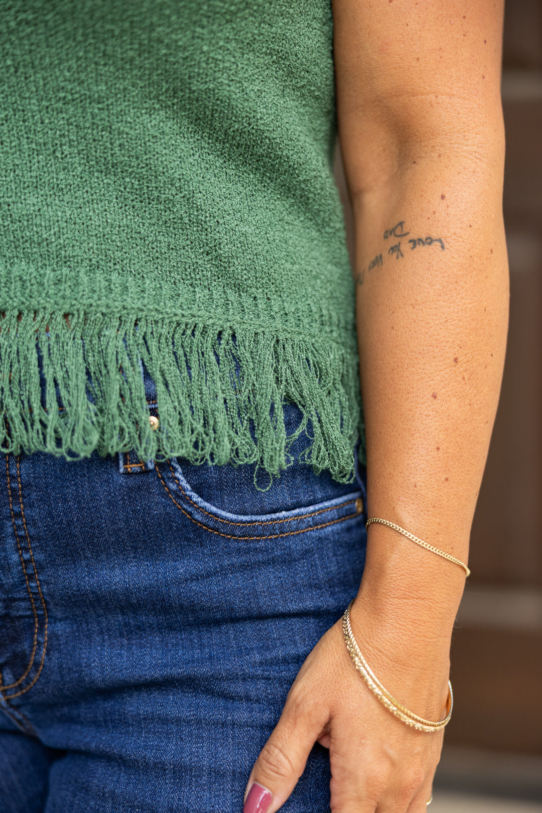 Ivy Fringe Sweater Tank