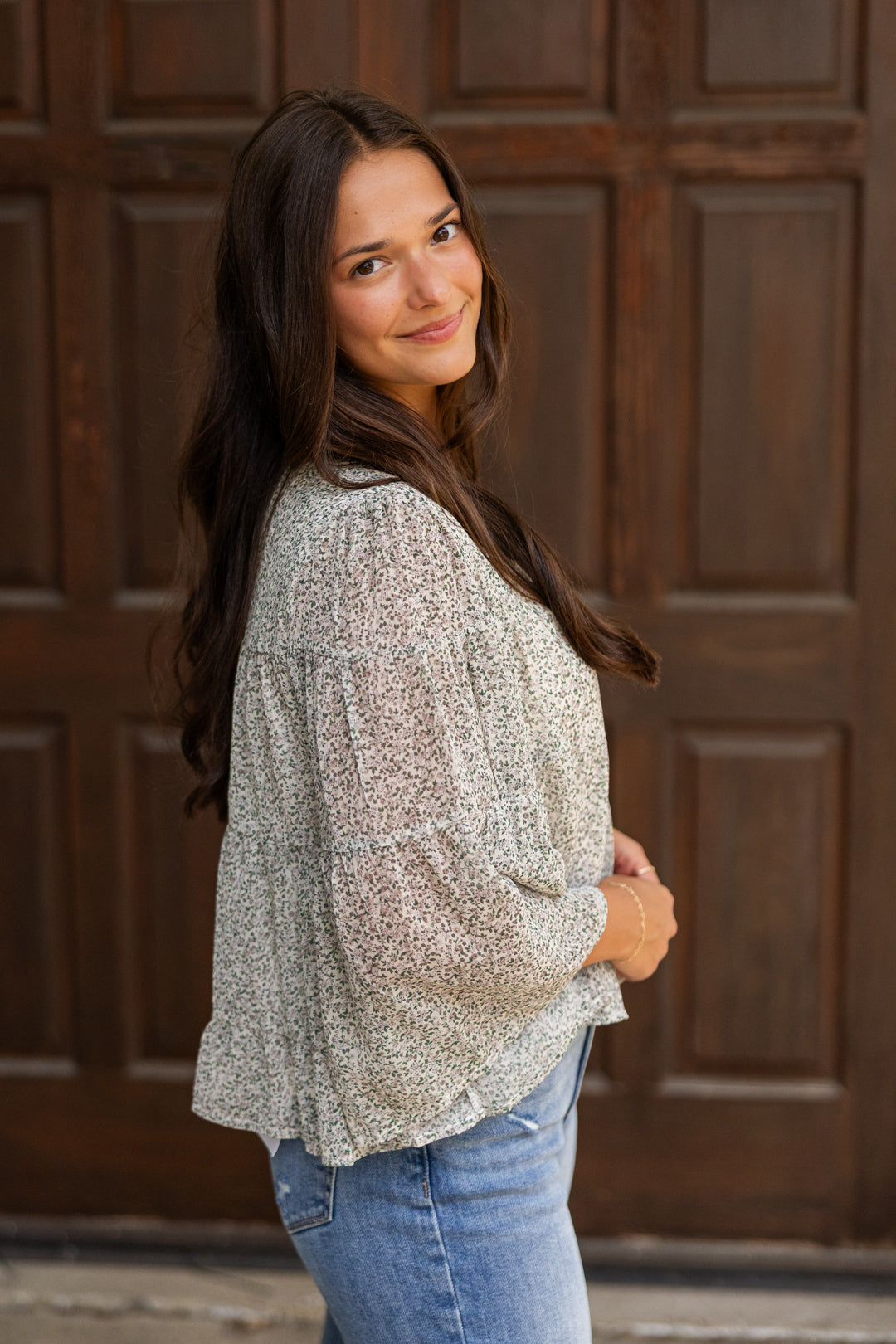 Ditsy Floral Top