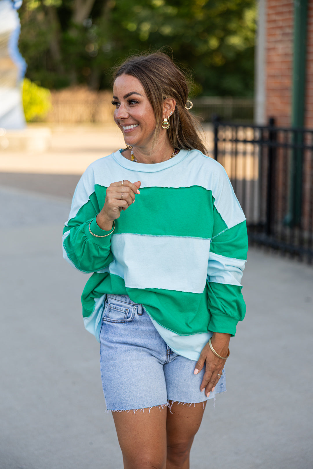 Midsummer Contrast Top
