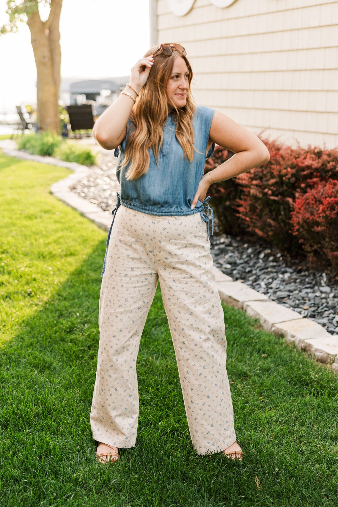 Floral Cropped Pants | FINAL SALE