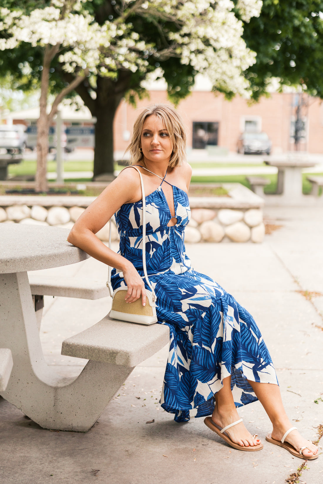 Oceana Luxe Embellished Maxi Dress main image 1
