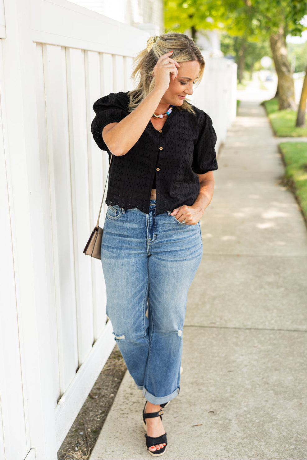 Eve Eyelet Blouse