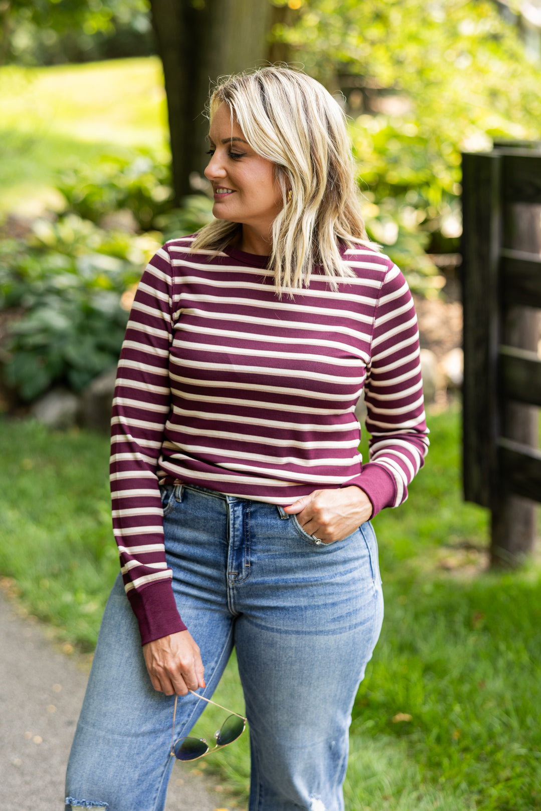 Stacy Striped Long Sleeve