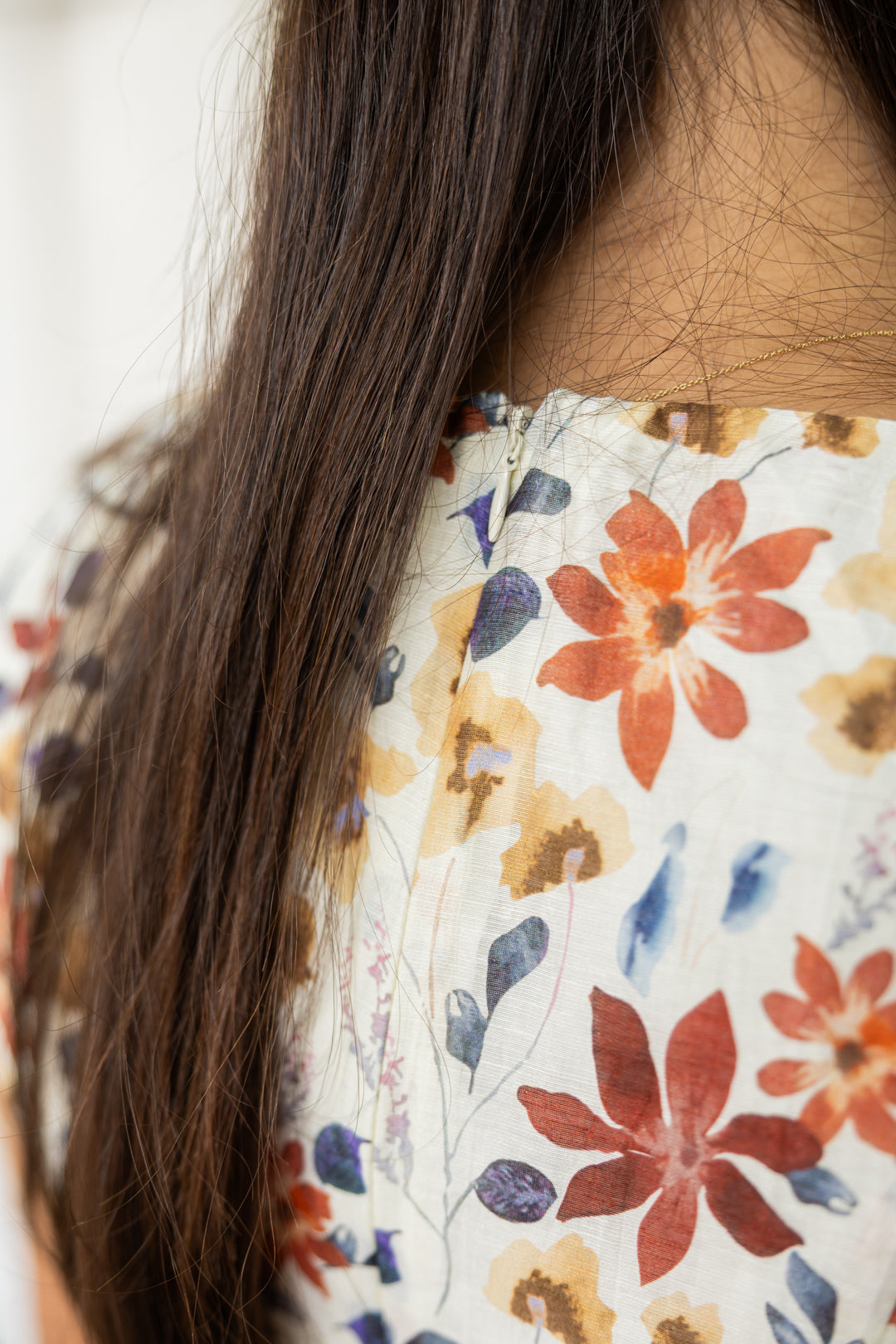 THML Floral Peplum Top