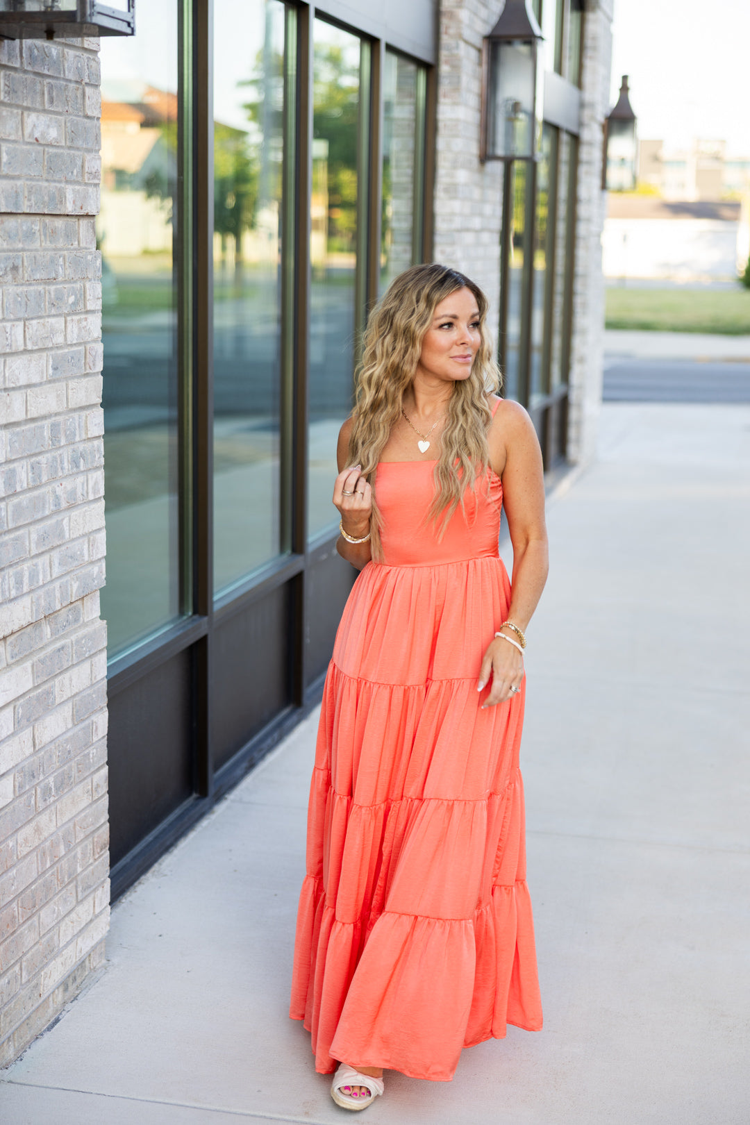 Alessi Satin Maxi Dress
