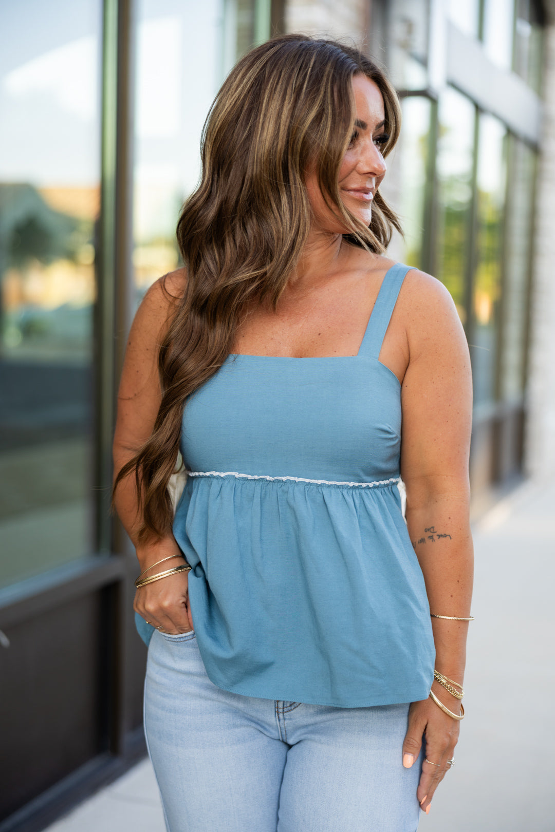 Calliope Side Tie Tank