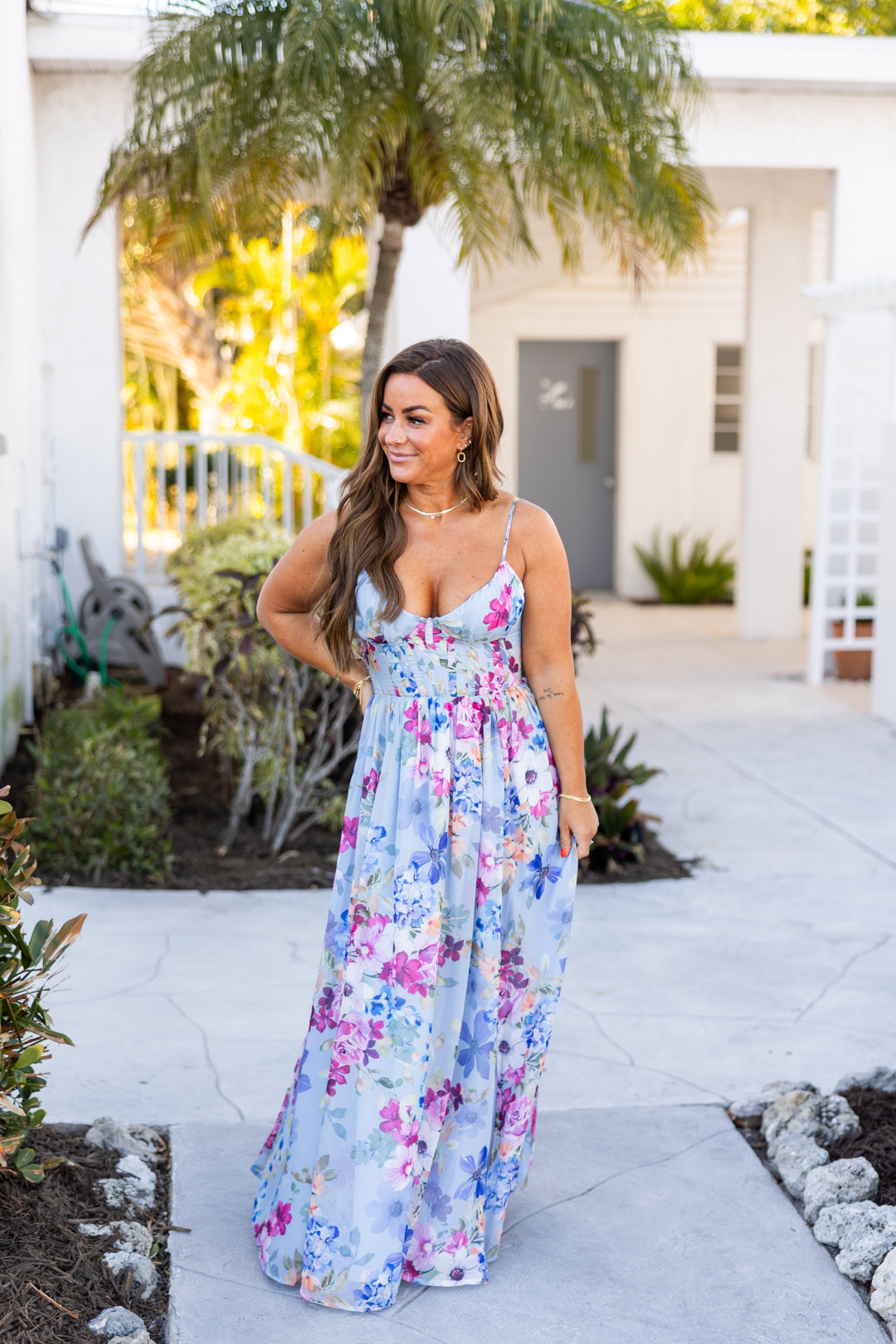Penelope Corset Maxi Dress